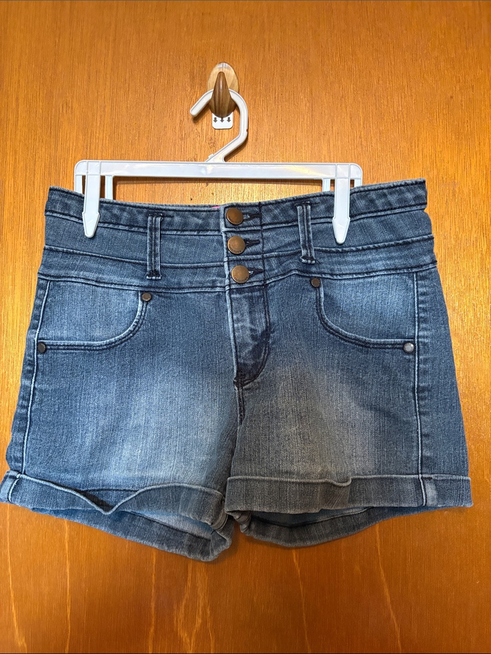 High rise Jean shorts